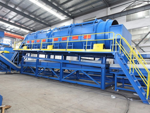 Municipal solid waste separation machine cost