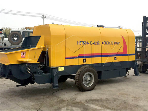 trailer concrete pump