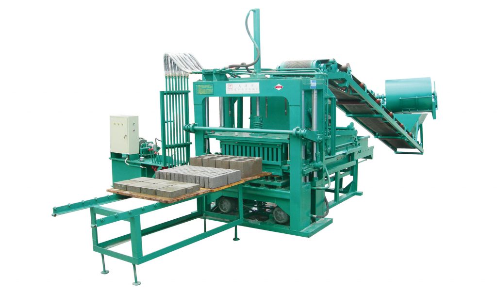 hollow concrete block making machine