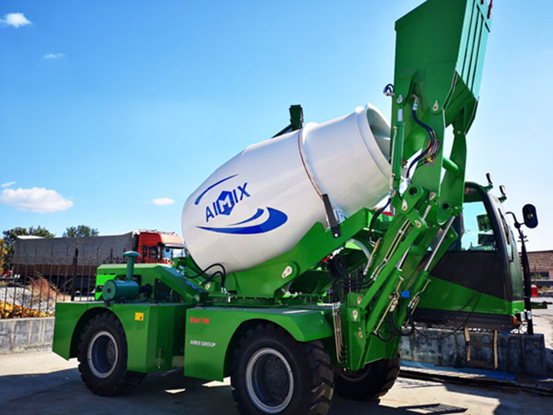 self loading concrete mixer for sale 