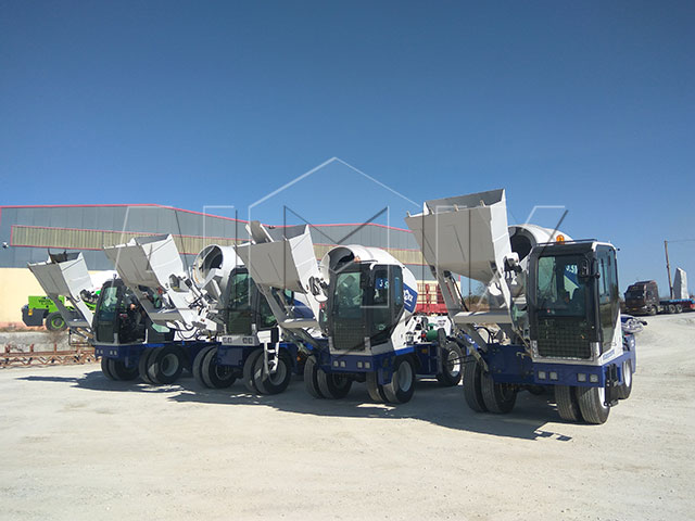 China Self Loading Concrete Mixers