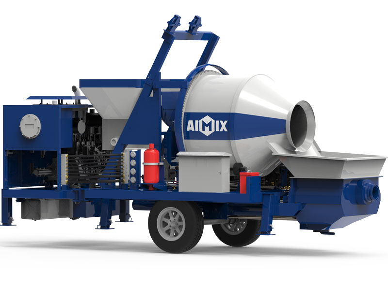 ABJZ30C diesel portable cement mixer pump