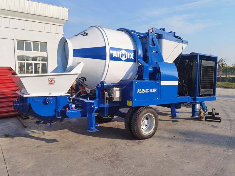 Concrete Mixer and Pump