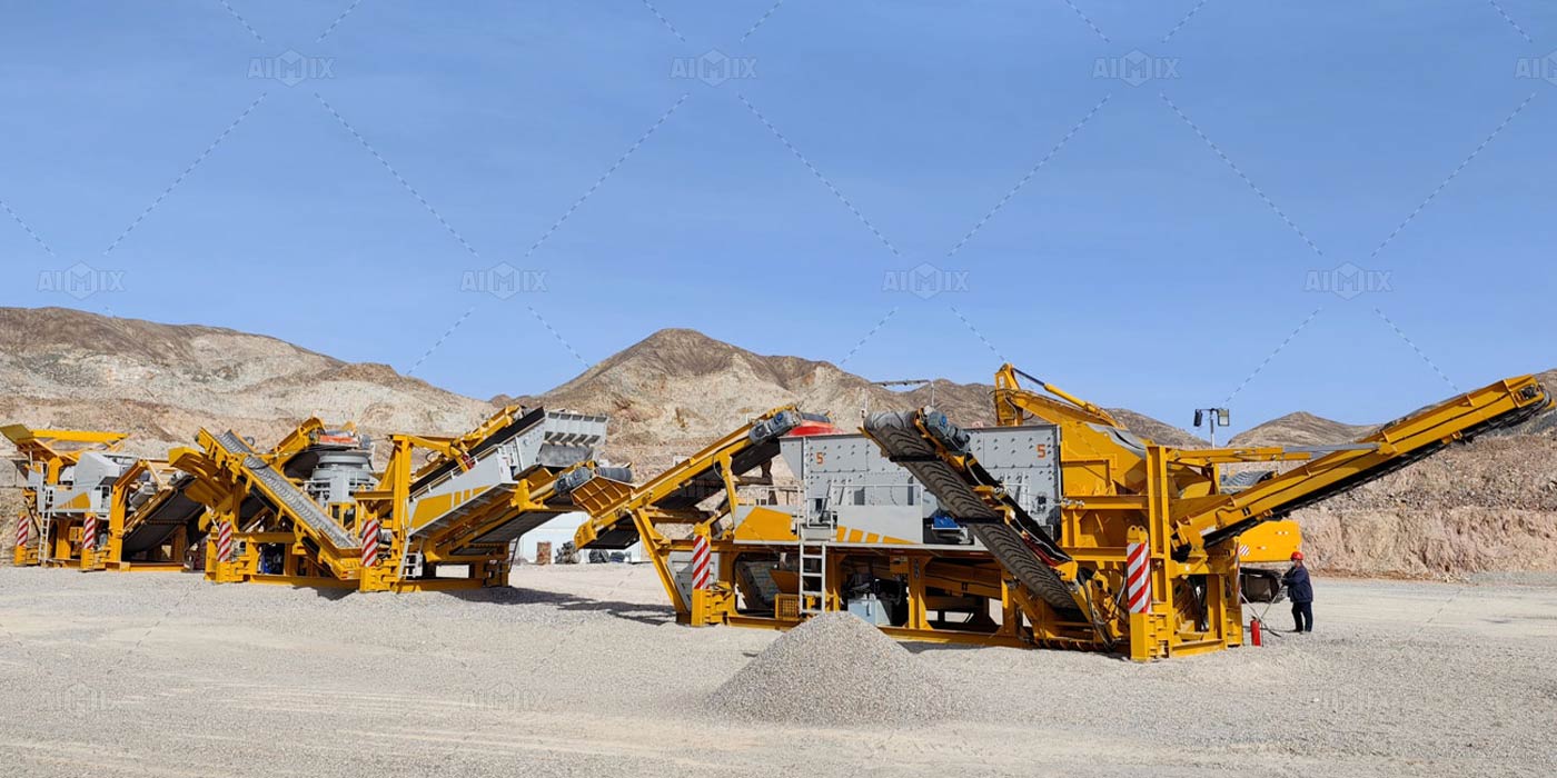 mobile cone crusher plant machine