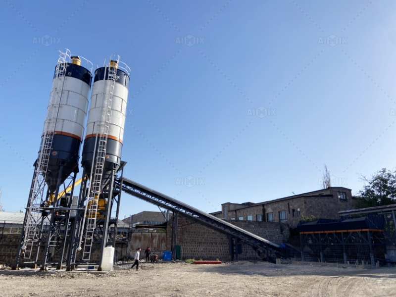 types of concrete batching plant