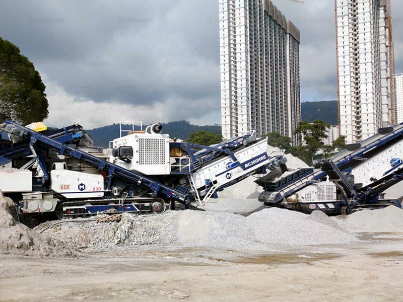 Andamine mobile stone crushing production lines