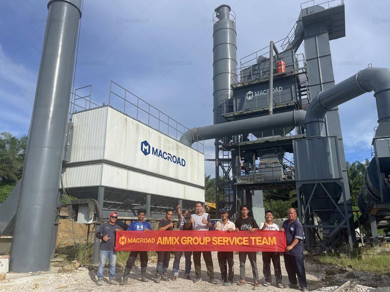 Stationary Batch Mix Asphalt Plant